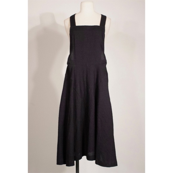 Tricot Comme des Garçons navy wool apron dress - Picture 2 of 9